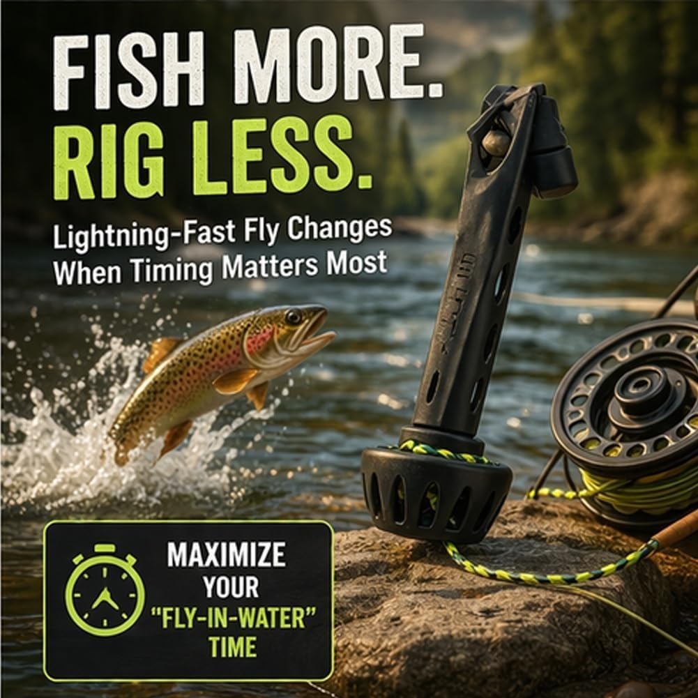 Monofilament Line - Portable Magnetic Fly Threader Easy Fast