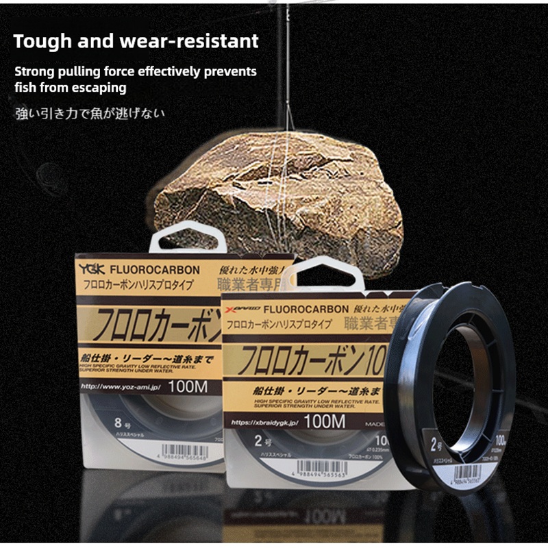 YGKLine 100% Japan Original 10 - Fluorocarbon Line review and price