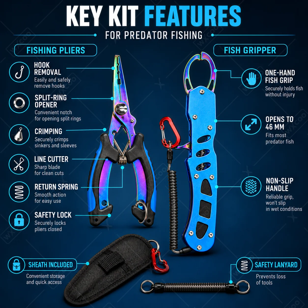 Blue Titanium Coated Saltwater - Freshwater Line review and price