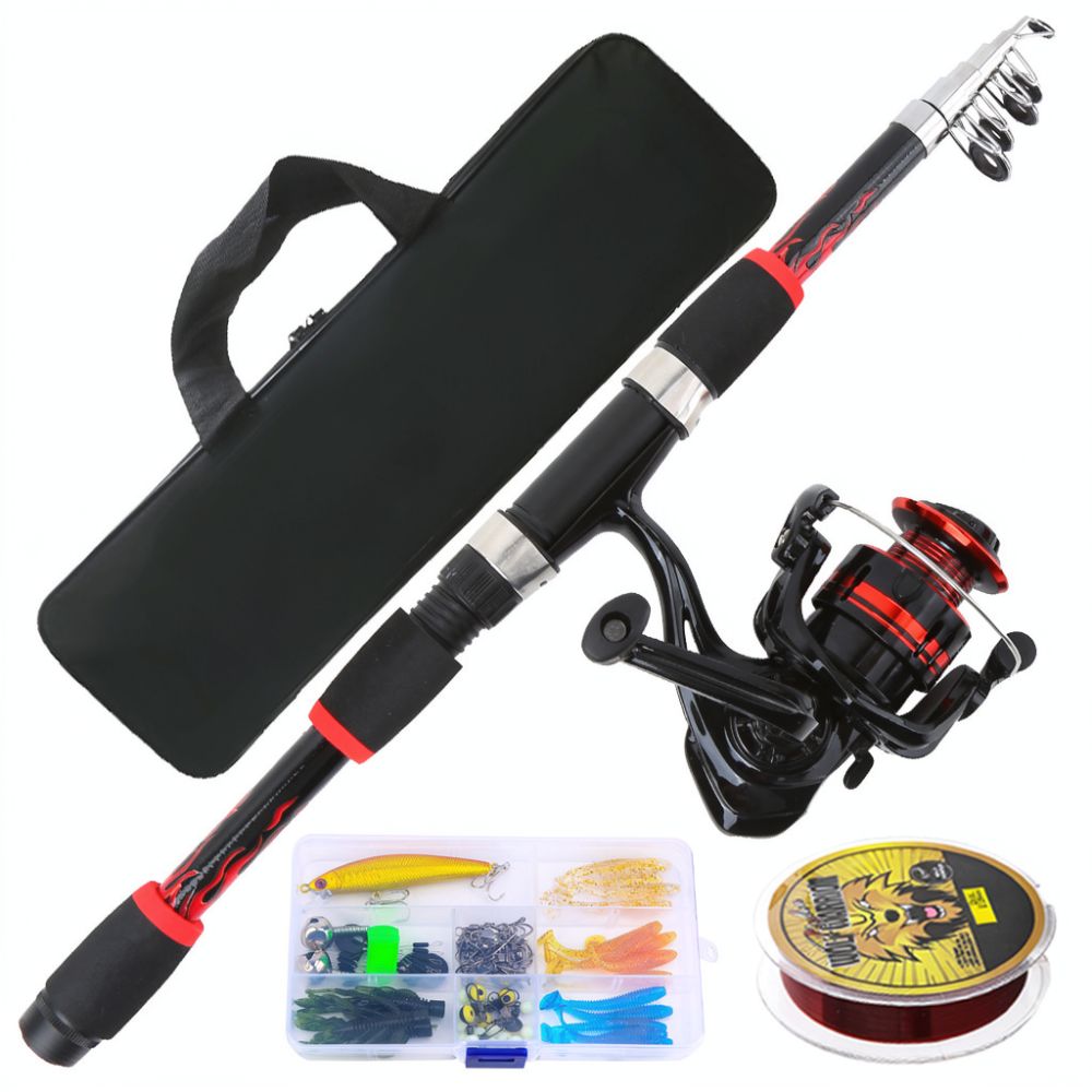 18M Telescopic Fishing Rod Com - Freshwater Line review and price