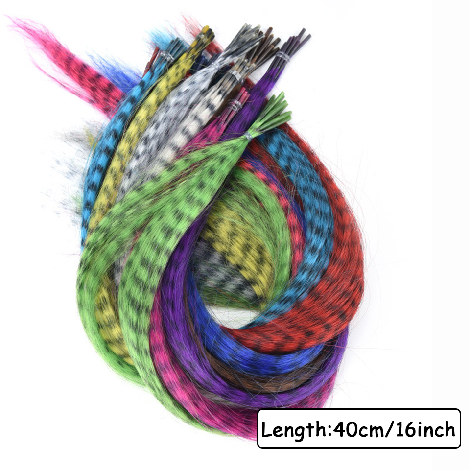 Synthetic Colored Feather Hair - Tippet Line review and price