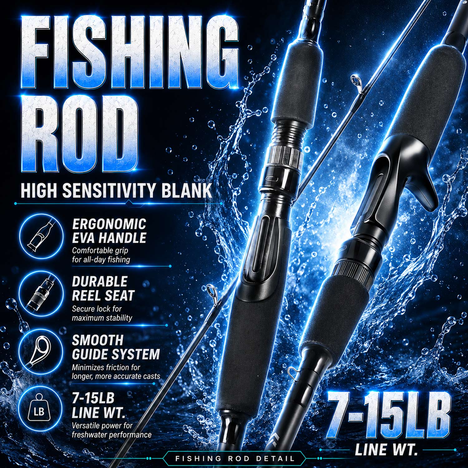 Sougayilang 1.8m Fishing Rod F - Freshwater Line review and price