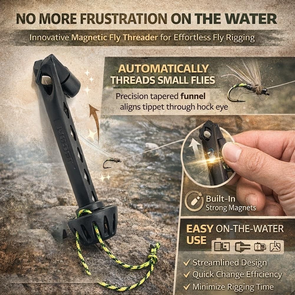 Portable Magnetic Fly Threader - Monofilament Line review and price