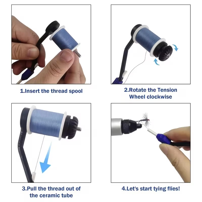 2PCS Fly Tying Bobbin Holder C - Monofilament Line review and price
