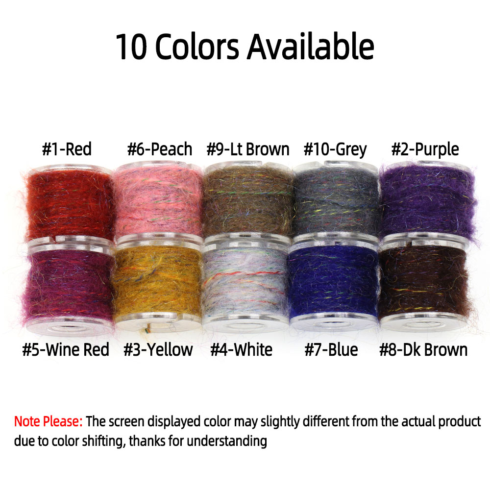 12m/Spool Fly Tying Mohair Lee - Fishing Line Spool review and price