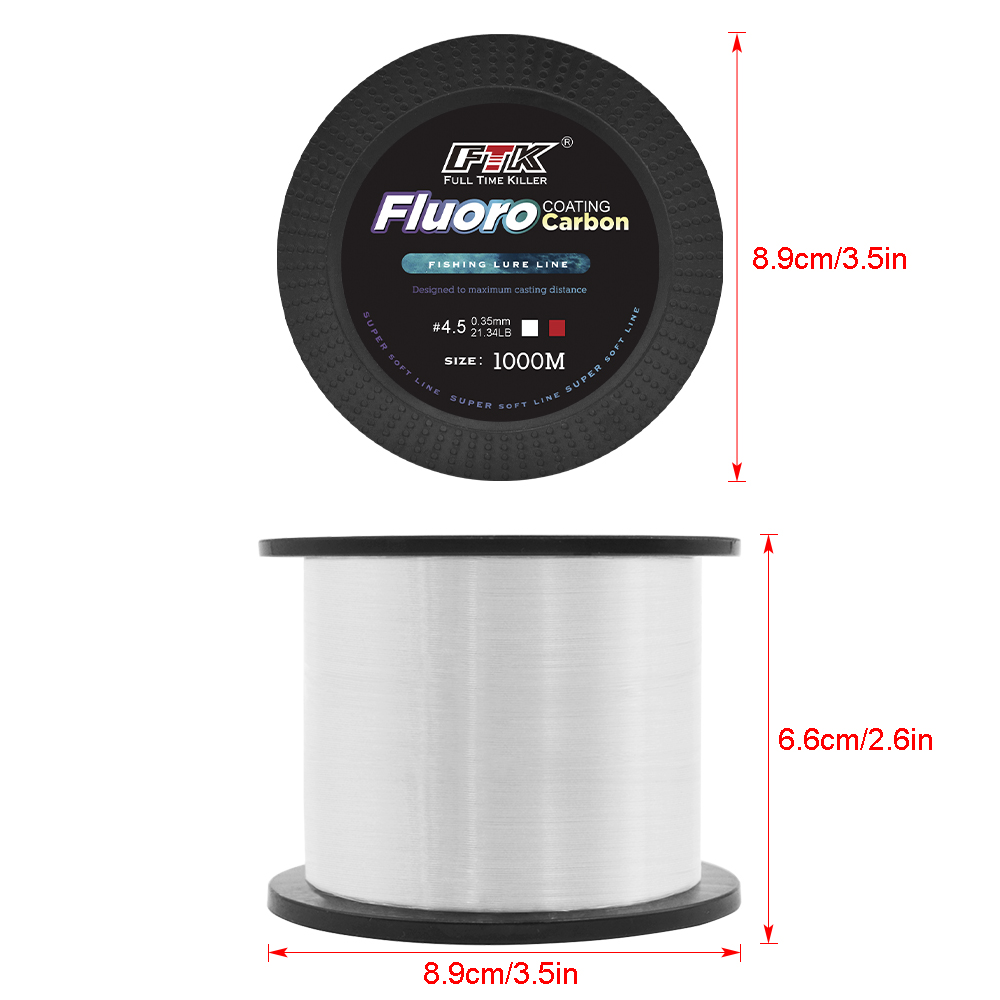 FTK 1000M Nylon Fishing Line S - Fluorocarbon Line review and price